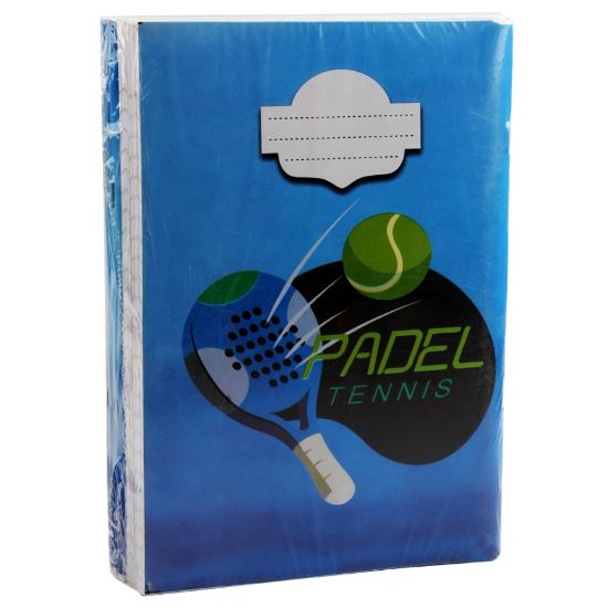 صورة كشكول مسطر ورق أبيض شكل padel 100 ورقة – اكسترا لاين بندة 6