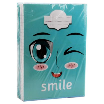 صورة كشكول مسطر ورق أبيض شكل Smile 100 ورقة – اكسترا لاين بندة 8